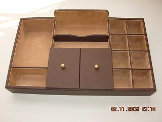 Leatherette Dressing Tray for Men