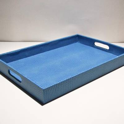 Leather Service Tray