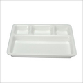 Acrylic Four Portion Plate