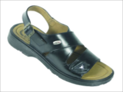 Black Leather Sandals