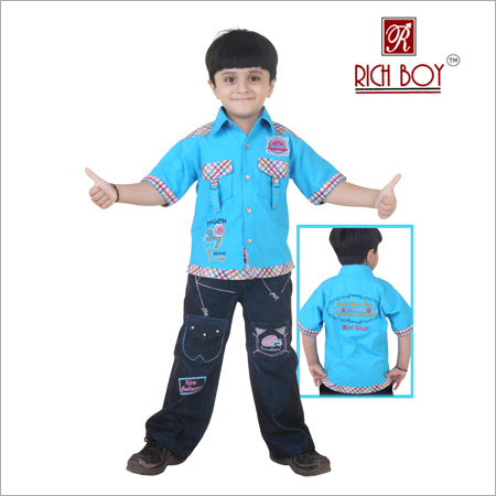 Boy's Casual, Cotton Full Suit