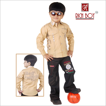 Boy's Casual, Cotton Full Suit