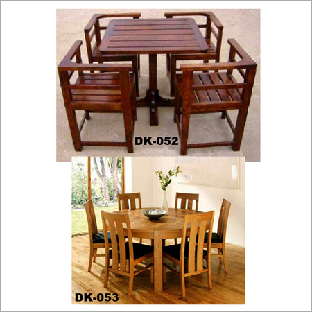 Wooden Table & Chair Set