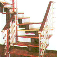 Staircase Railings - Steel, Customizable Dimensions, Powder Coated Finish | Durable, Stylish, Easy Installation, Elegant Design