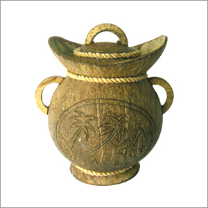 Coconut Shell Pot
