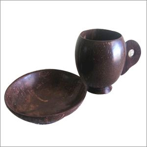 Coconut Shell Tea Set
