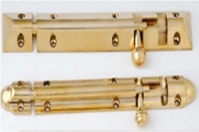 Brass Flower Tower Bolt