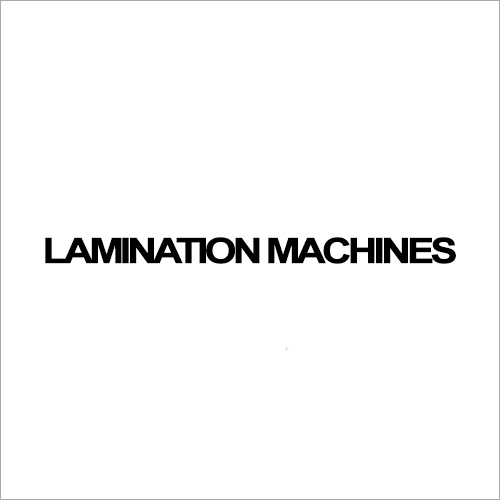 Lamination Machines