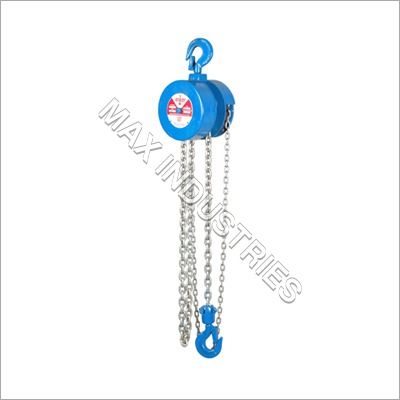 Blue Heavy Duty Chain Pulley Block