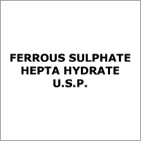 Ferrous Sulphate Heptahydrate U-S-P
