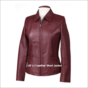 Maroon Leather Jacket