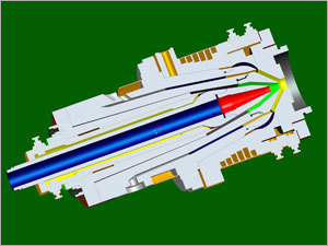 Triple Extrusion Crosshead