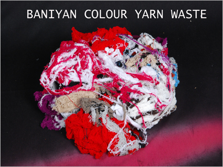 Baniyan Color Yarn Waste