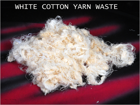White Cotton Yarn waste