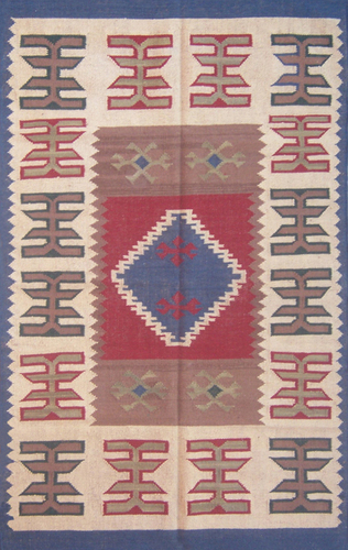 Kilim Wool Jute Rug