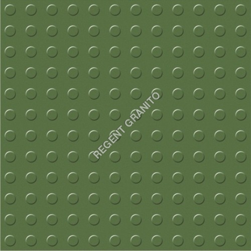 Green Dot Vitrified Parking Tiles