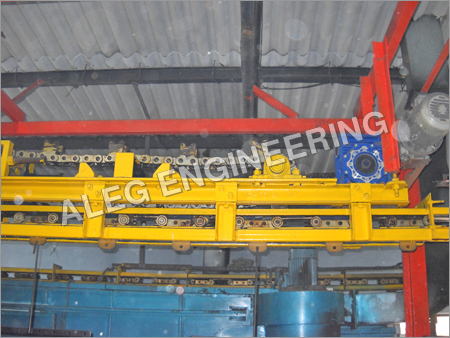Four Wheel Conveyor Drive Unit - Steel Material, Up to 50 kg Load Capacity | Yellow Color, Easy Maintenance, Longer Serviceability