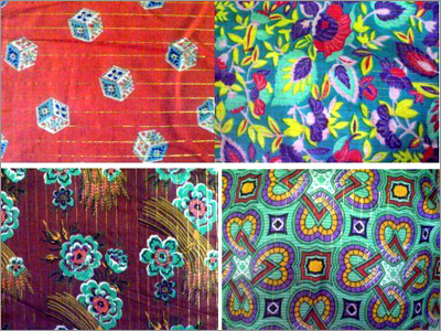 Gold Lurex Printed Designing Fabrics