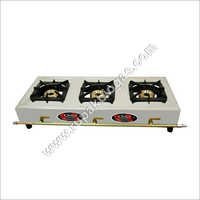 Biogas Three Burner Stove Stailess Steel Handle Type