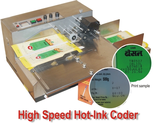 Mechanical Table Top Hot Ink Date Coder