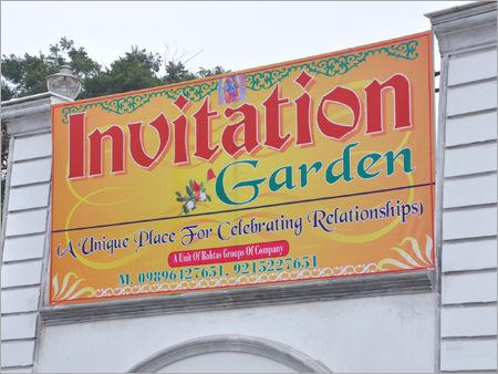 Invitation Garden For service