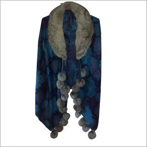 Wool Fur Collar Jamavar Coat
