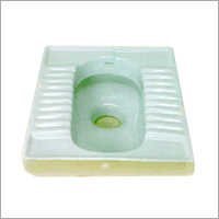 Cello Squatting Pan - Ceramic, 50x40x15 Cms. | Floor Mounted, Polished Surface, Efficient Wash Down Flushing