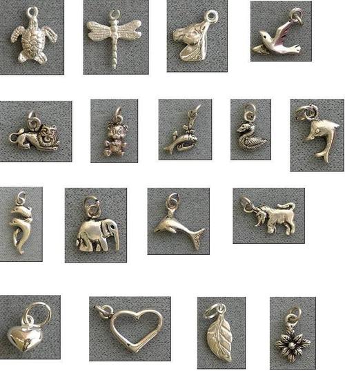 Assorted Silver Charms