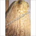 Bleached Hair - Human Hair Machine Weft, 508-762 Mm, Blonde & Light Gray | Customized Lengths, Smooth Texture, Healthy & Bouncy