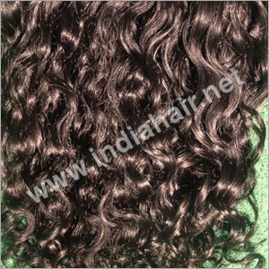 Curly Human Hair - Natural Indian Hair 381 - 762 mm Length | Intact Cuticle Zero Shedding Deep Curls Knits Free