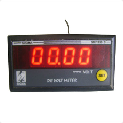 DC Volt Meter Panel Type
