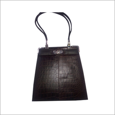 Black Leather Handbag