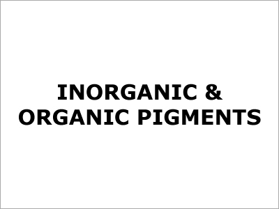 Inorganic & Organic Pigments