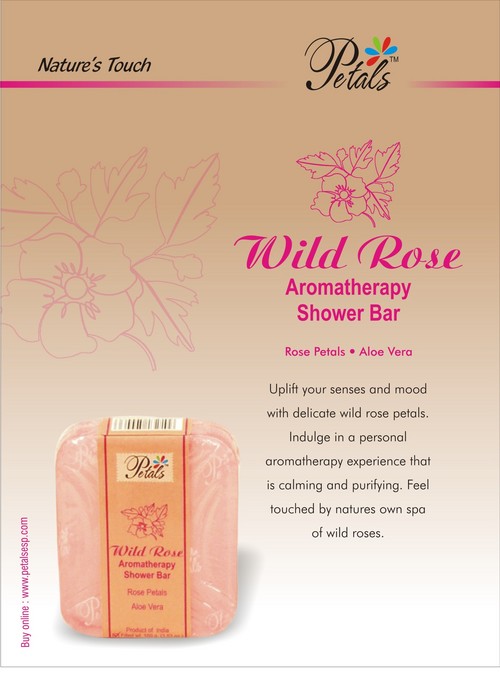 Wild Rose Aromatherapy Shower Bar