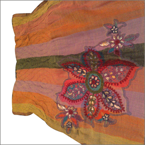 Wool Boiled Embroidered Shawls