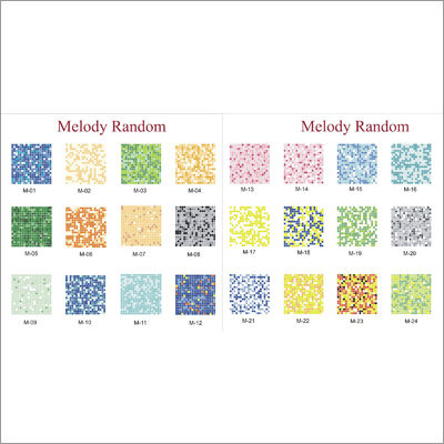 Pearl Random Tile - Color: Multi Color