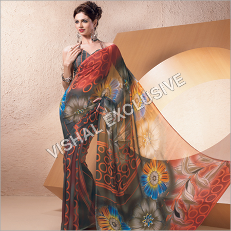 Embroidered Designer Saree