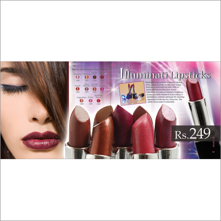 Shaded Lipstick - Wax & Oils, 7cm x 1.5cm, Multiple Vibrant Shades | Hydrating Formula, Long-lasting Color, Smooth Application, Non-Allergic