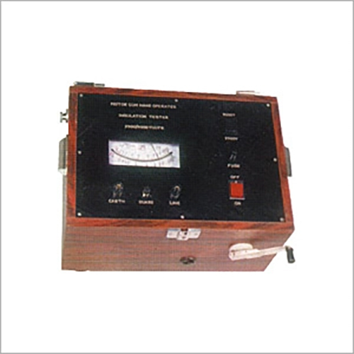 Motor Cum-Hand Operated Insulation Tester