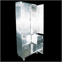 Cupboard - Steel, 6x3x2 Feet | Durable Build, Secure Storage, Mobile Design, Adjustable Shelves