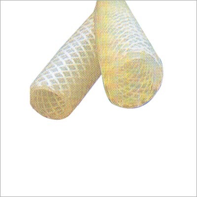 Silicone Braided Hose - FDA Grade Silicone, Range of Inside Diameters, Off-White, Diamond Braid, Flexible, Arc Resistant