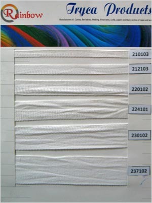 Cotton yarn dyed Webbing