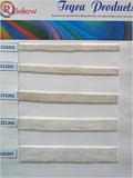 Jacquard Webbing - 100m Length, 25mm Width, Off-white Color | Decorative, Durable, High-quality, Stylish, Versatile Polyester For Apparel, Bags, Home Decor, Upholstery