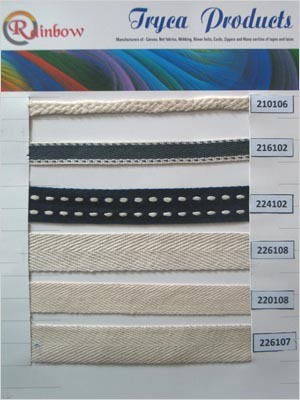 Canvas Webbing Tapes