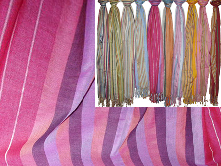 Multi Colored Striped Stole