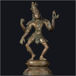 Indian God Sculptures- Shiva's Metal Statue - Bronze 12 Inch Lost Wax Cast Intricate Details Hand-Cast