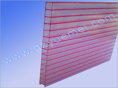 YUEMEI Brand Double Wall Crystal Hollow Sheet