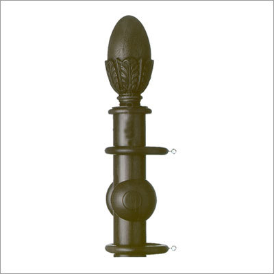 Ebony Designer Wooden Curtain Rods