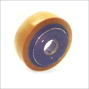 Poly Urethane Trolley Wheels - 100mm Diameter, 25mm Bore, 40mm Width | Durable, Quiet, Smooth, Chemical Resistant, Non-Marking, High Load Capacity of 100kg