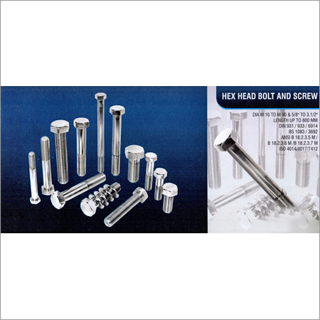 Hex Head Bolt and Screw